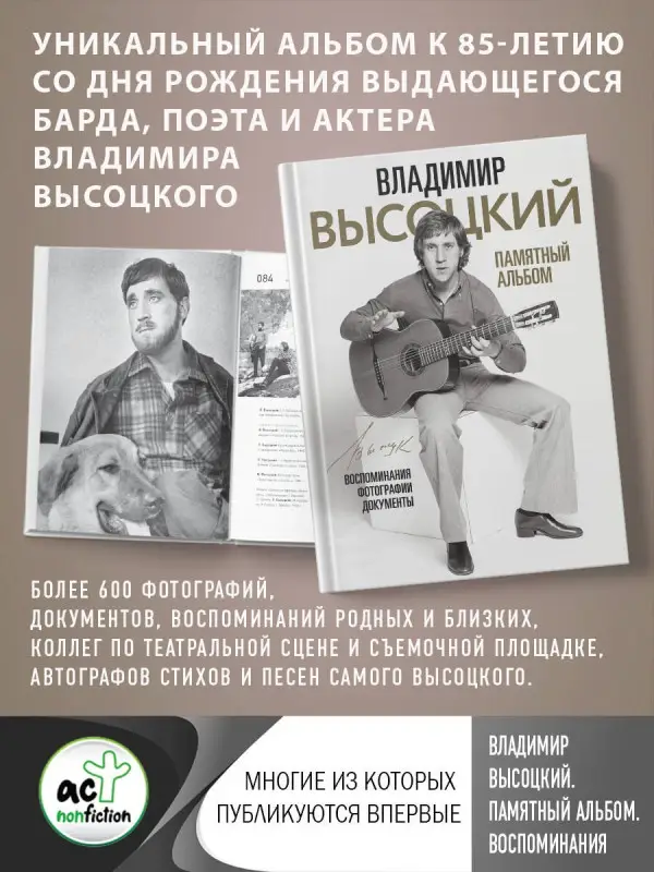 Высоцкий Владимир Семенович: Владимир Высоцкий. Памятный альбом. Воспоминания. Фотографии. Документы