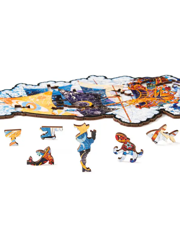 Деревянный Пазл Корабль L (165 дет.)