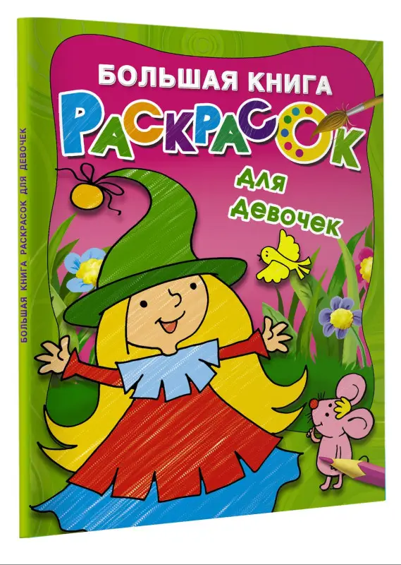 Гайдель Екатерина Анатольевна: Большая книга раскрасок для девочек