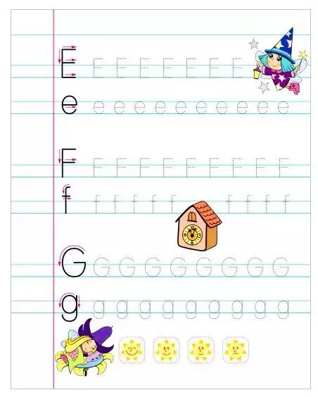 Печатные буквы. Пишем по-английски