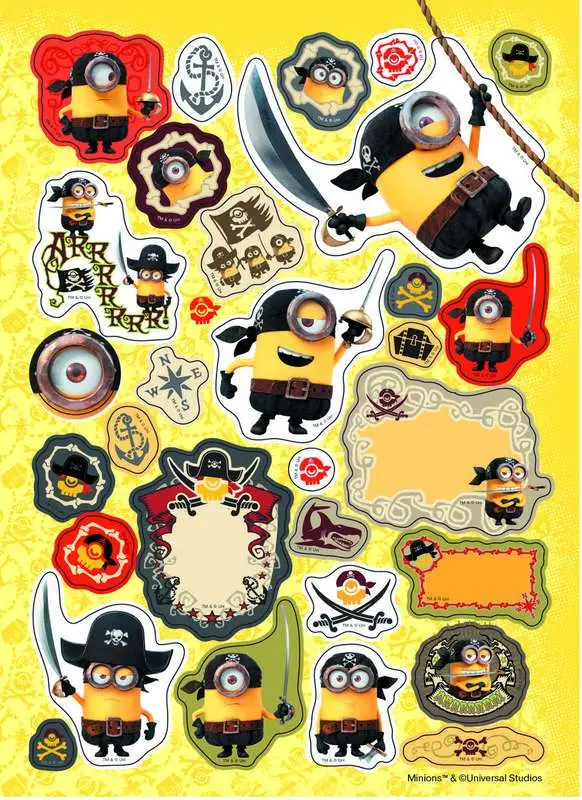 Уценка. Коллекция наклеек. Миньоны