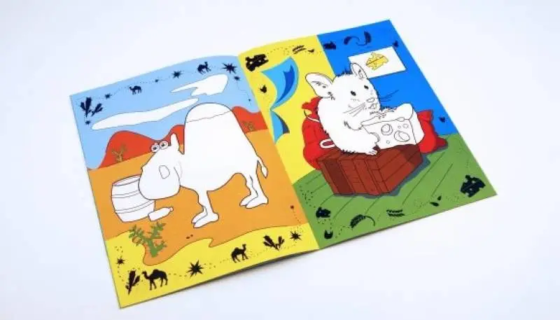 Живая Раскраска "Сиреневый остров" А4,мягкая обложка