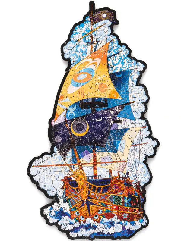 Уценка. Деревянный Пазл Корабль S (97 дет.)