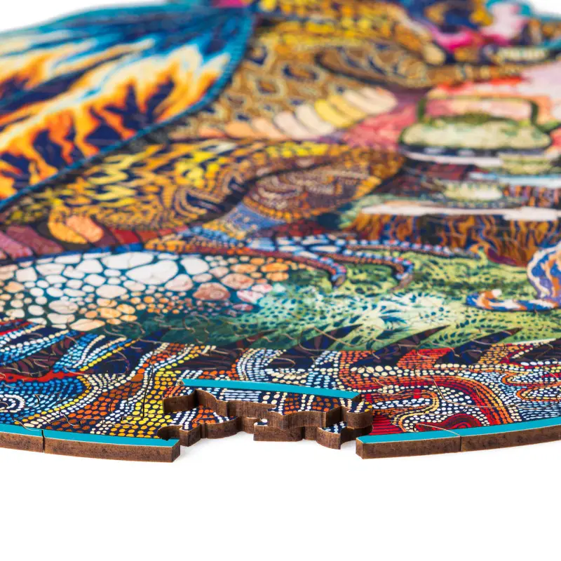 Деревянный Пазл Чаепитие L, Принцесса и Дракон (168 дет.)