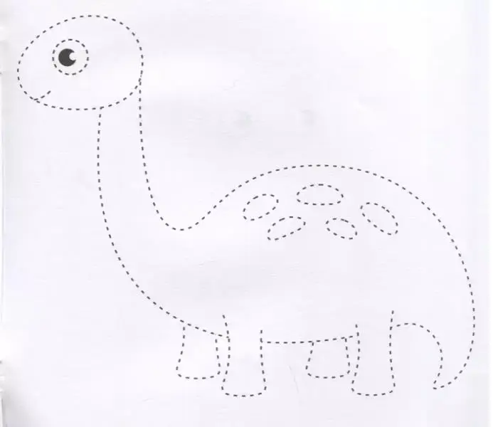 Уценка. Динозавры: обведи и раскрась: книжка-раскраска