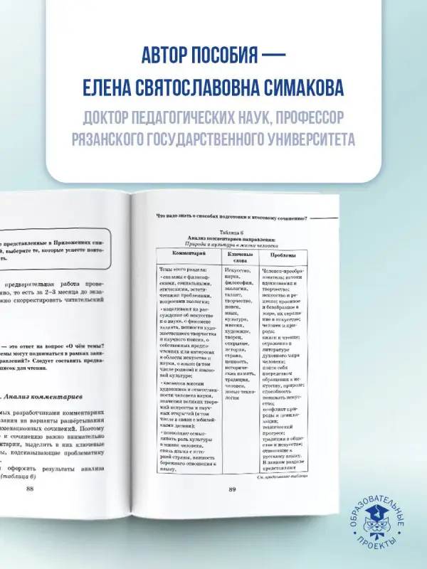 Уценка.Симакова Елена Святославовна: ЕГЭ. Итоговое сочинение на "отлично"! перед единым государственным экзаменом