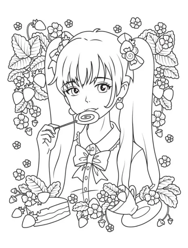 Новикова И., Неумержитская М.: Самая лучшая раскраска. Аниме