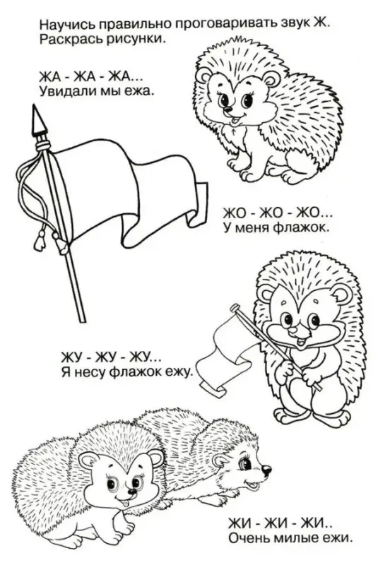 Логопедические прописи. Буквы и звуки Ж-Ш