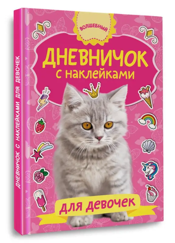 Дмитриева Валентина Геннадьевна: Дневничок с наклейками для девочки