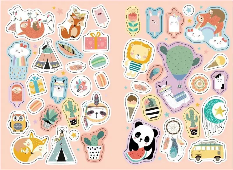 Уценка. В ожидании Дня рождения! Календарь с наклейками (красная)