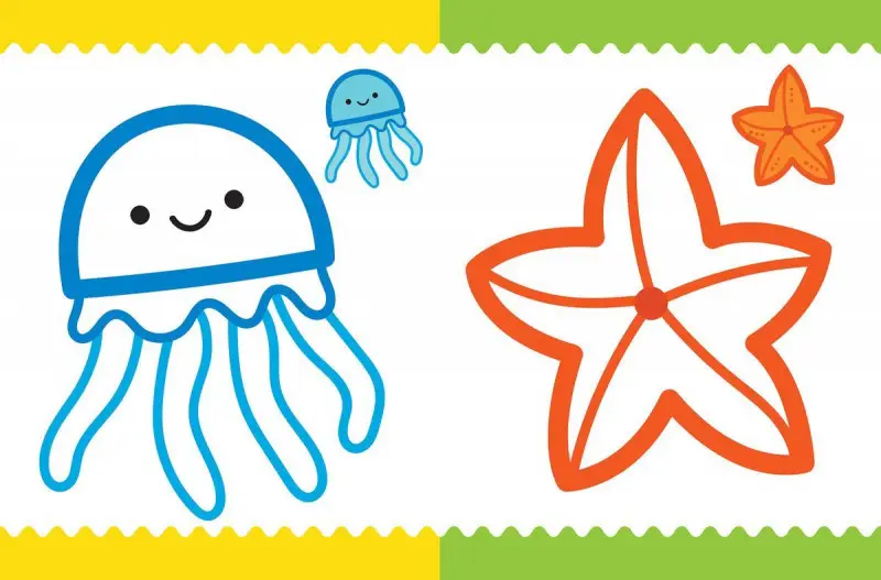 Рыбки. Книжка-раскраска