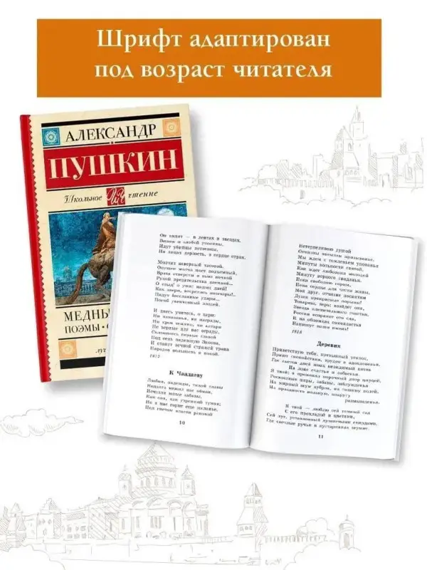 Уценка. Пушкин Александр Сергеевич: Медный всадник. Поэмы. Стихотворения