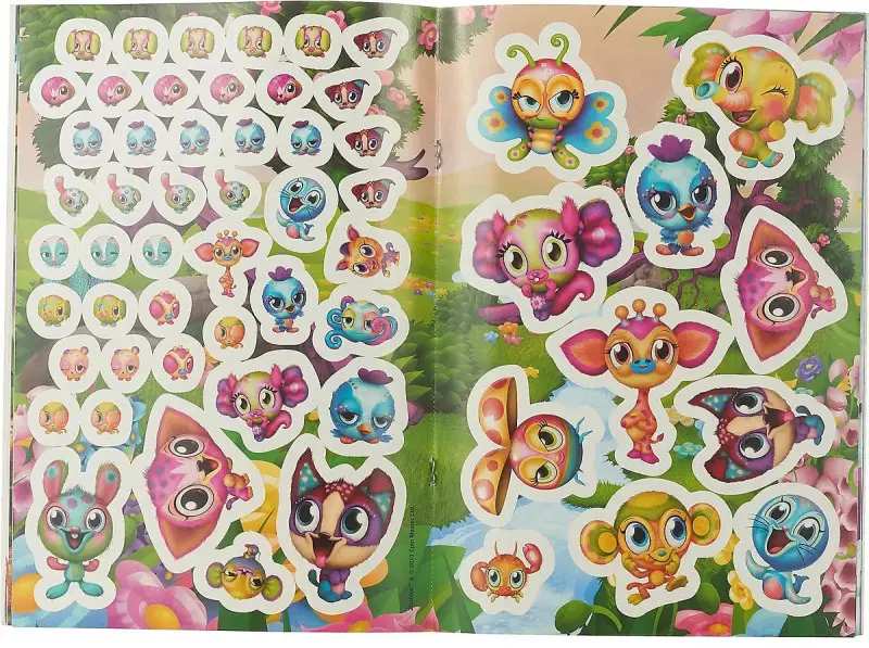 Уценка. Зублики. Живые загадки. Развивающая книжка с наклейками