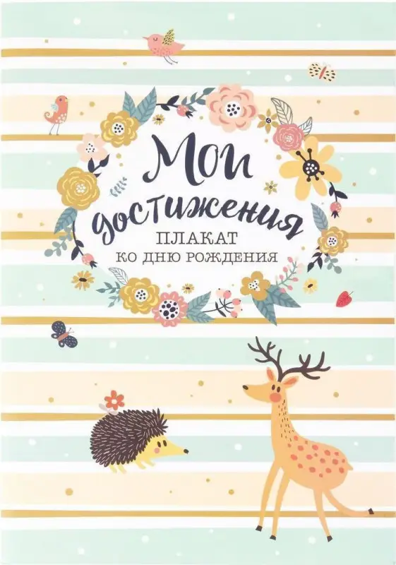 Плакат ко дню рождения. Мои достижения