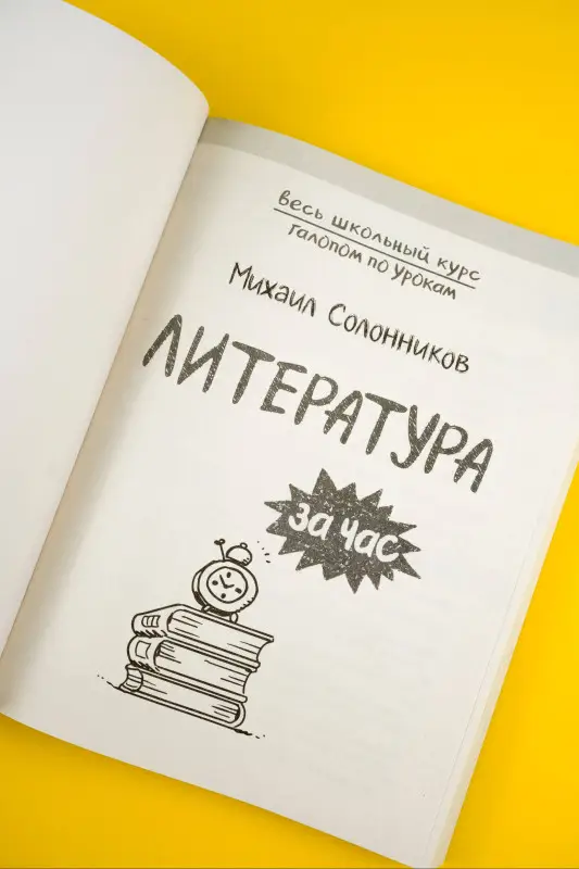 Солонников Михаил Юрьевич: Литература за час. Весь школьный курс