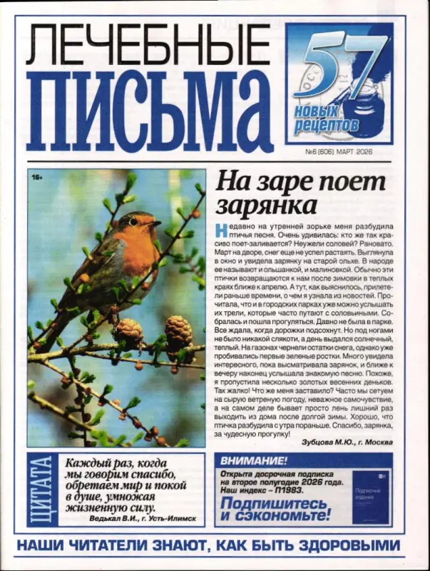 Лечебные письма 06/26