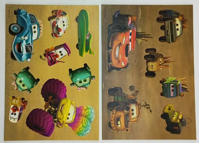 Игра настольная. Развивающий набор «Липучки». Тачки. Главная дорога