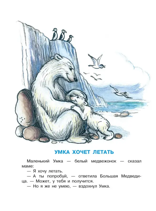 Пляцковский Михаил Спартакович: Умка хочет летать. Рисунки В.Сутеева