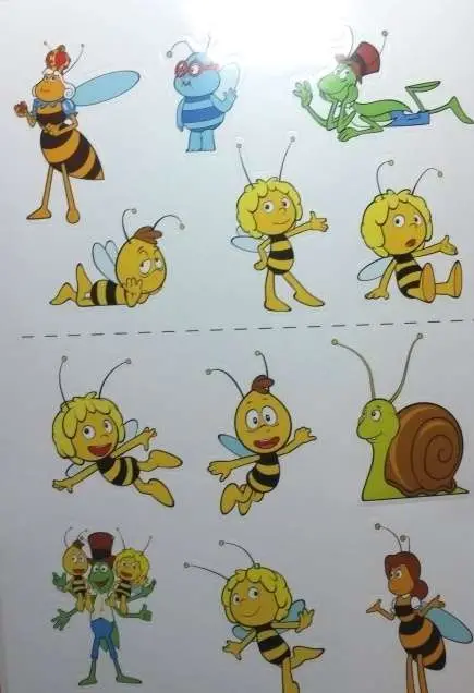 Раскрась, наклей и отгадай! 5 в 1 РНО5-1 N 1414 "Пчелка Майя