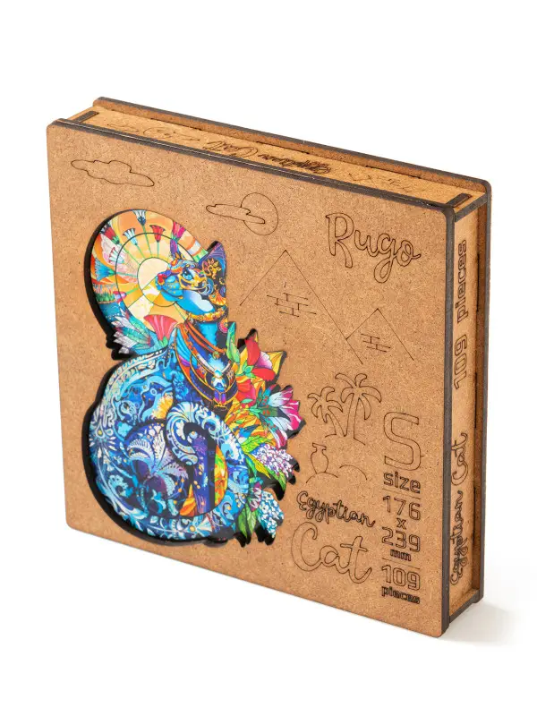 Деревянный Пазл Египетская Кошка S (109 дет.)