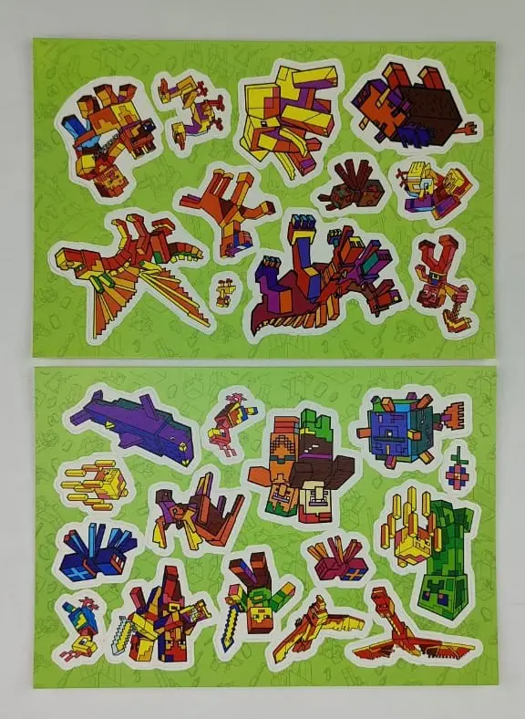 Игра настольная. Развивающий набор «Липучки». В стиле Minecraft. Далекое путешествие