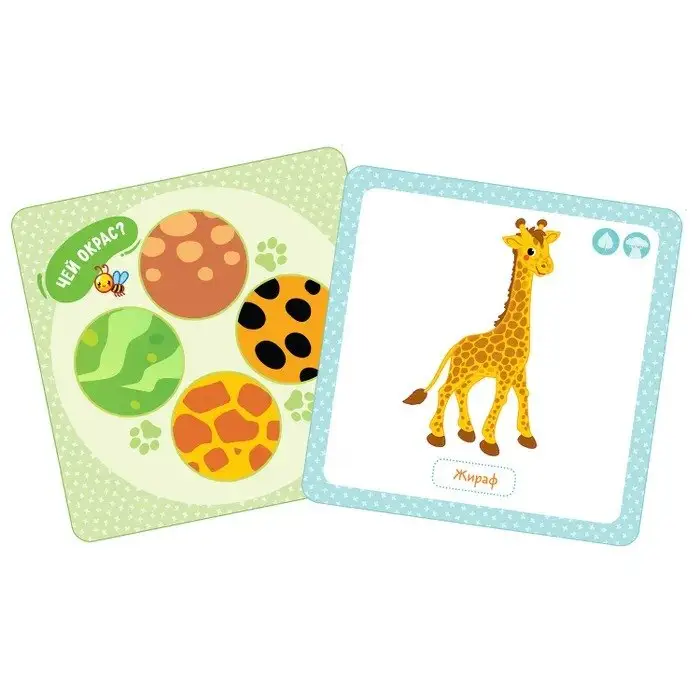 Тараненко Марина Викторовна: Многоразовые водные карточки-раскраски. Дикие животные