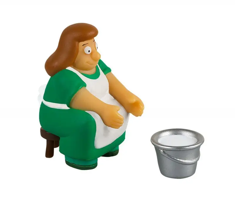 Журнал № 14 Животные на ферме (Василиса, ведро с молоком, скамеечка)