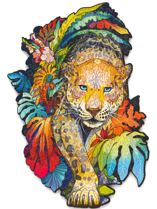 Деревянный Пазл Ягуар S (131 дет.)