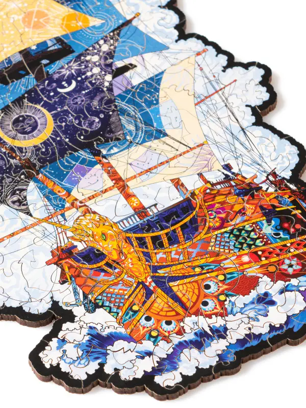 Деревянный Пазл Корабль L (165 дет.)