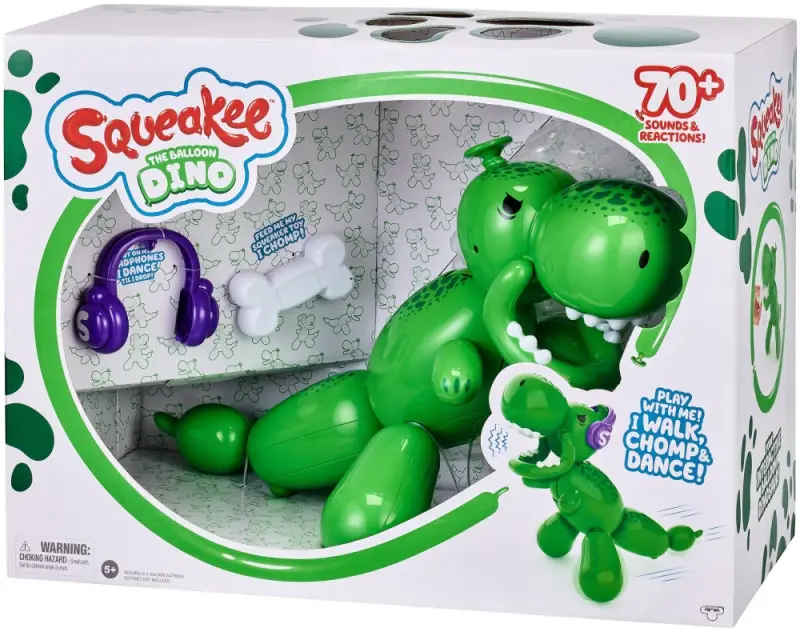 Сквики Игр набор Динозавр интерактивный с акс. TM Squeakee