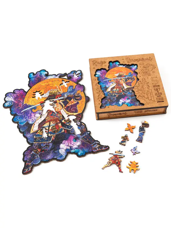 Деревянный Пазл Самурай S (125 дет.)