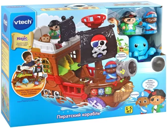 Развивающая игрушка Vtech Пиратский корабль 80-177826