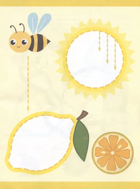 Прописи для малышей. Обводим картинки с толстым контуром