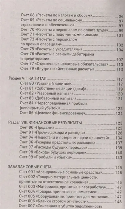 Уценка. План счетов бухгалтерского учета финансово-хозяйственной деятельности организаций (-33298-6)