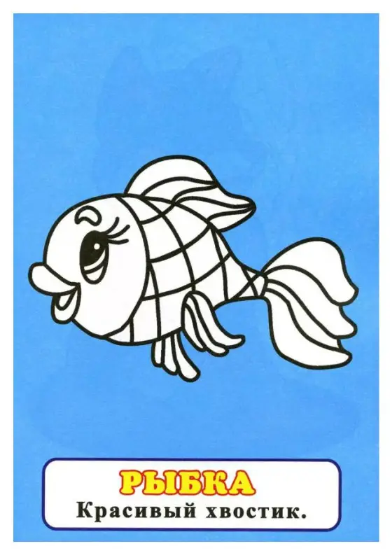 Посмотри и раскрась (Медвежонок)