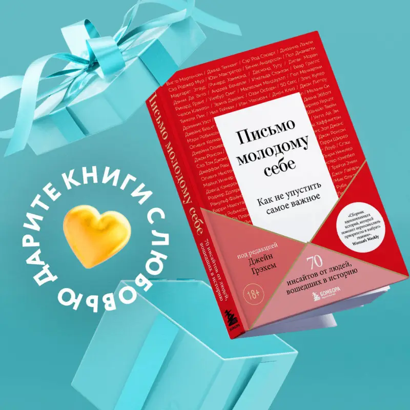 Уценка. Джейн Грэхем. Письмо молодому себе. Как не упустить самое важное. 70 инсайтов от людей, вошедших в историю