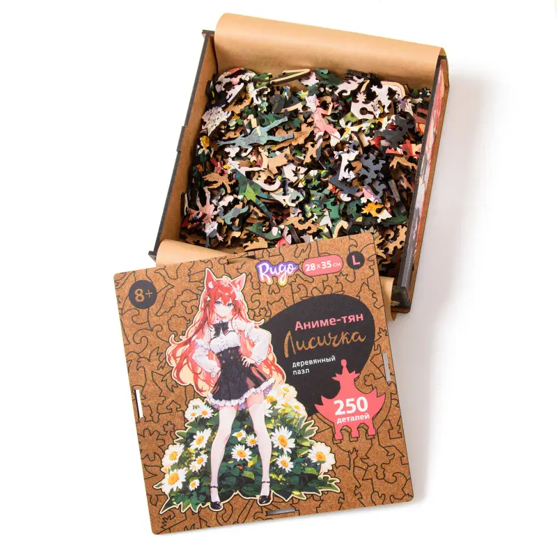 Пазл Деревянный Аниме Тян S, Лисичка (50 дет.)