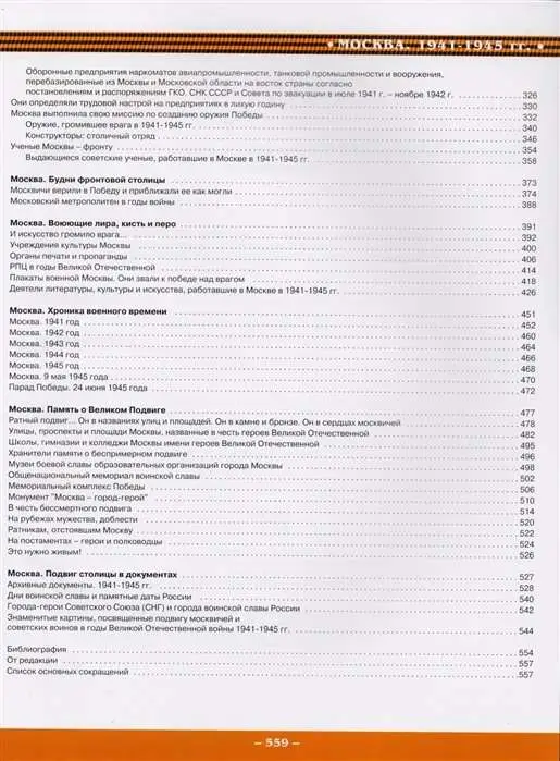 Москва в годы ВОВ 1941-1945 годов. Энциклопедия