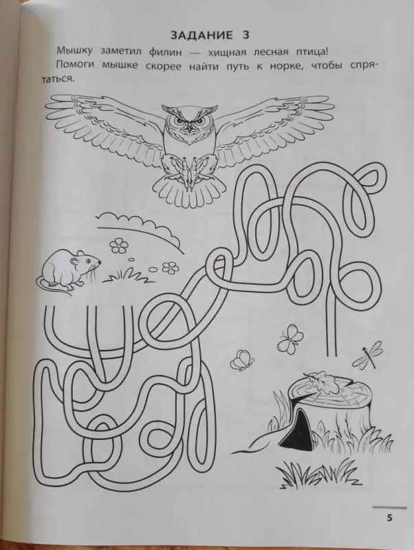 Екатерина Малышева: Лесные ходилки-бродилки. Развиваем зрительно-моторную координацию. 4+