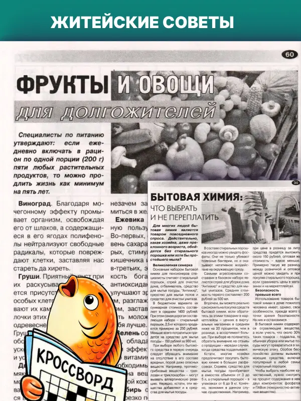 W0784 Набор сканвордов 3 шт Василий Иваныч