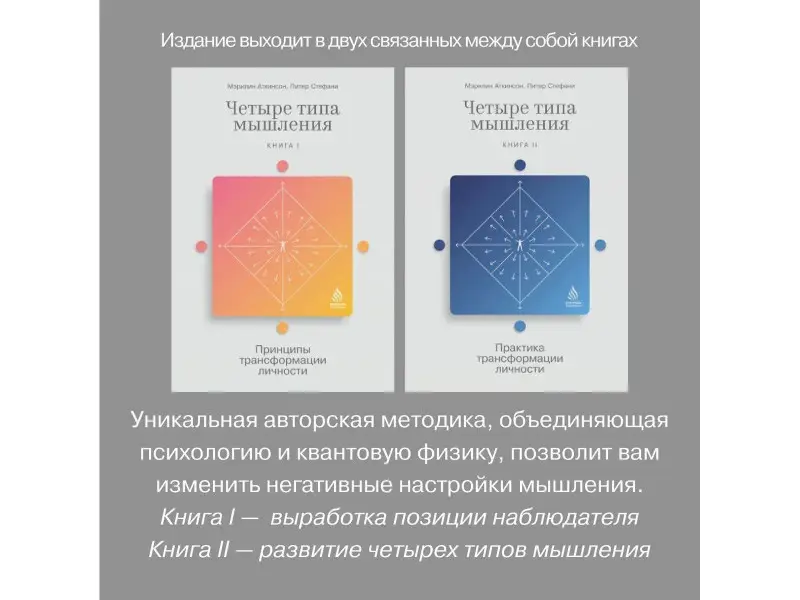 Аткинсон Мэрилин , Стефани Питер: Четыре типа мышления: Практика трансформации личности (Книга II)