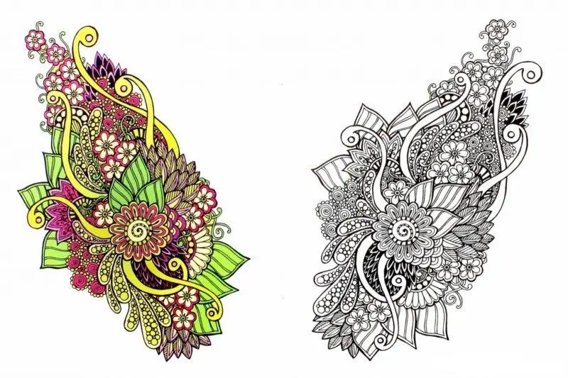 Цветные сны. Раскраска для взрослых