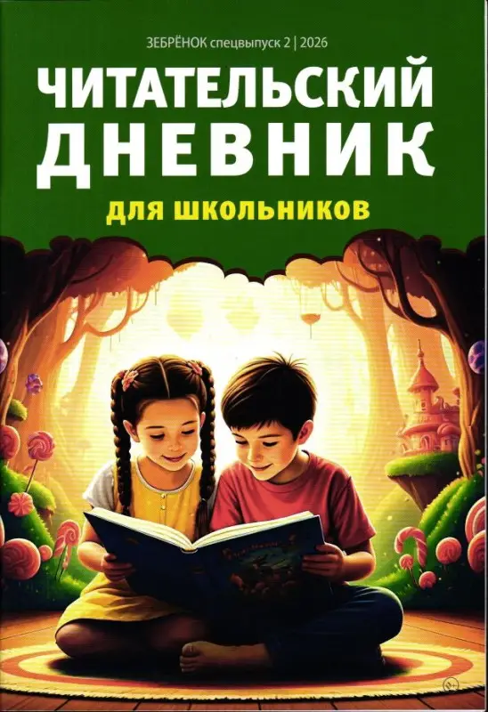 Зебрёнок спец 02/26 Читательский дневник для школьников