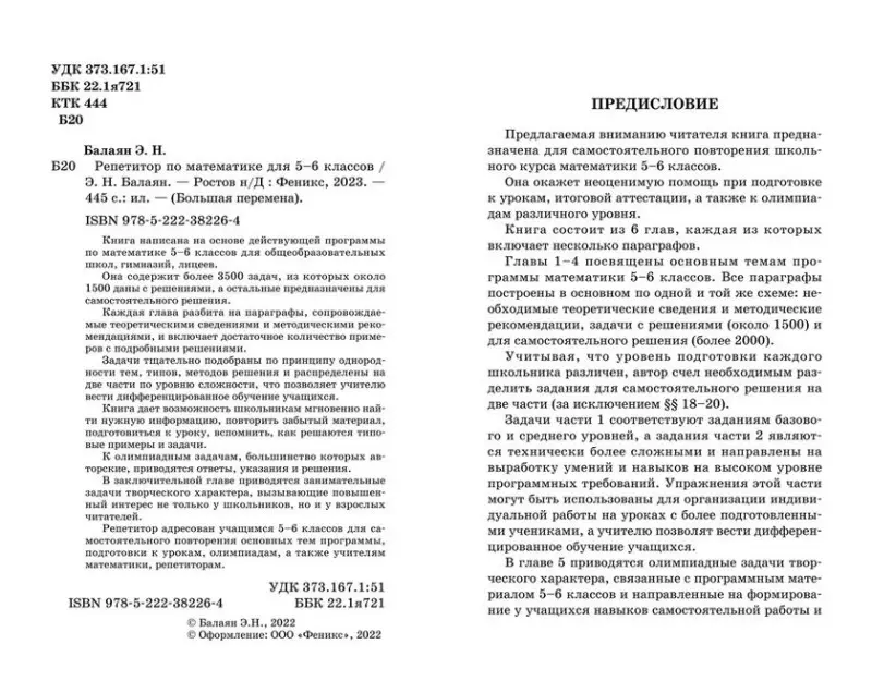 Репетитор по математике для 5-6 классов