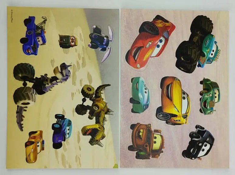 Игра настольная. Развивающий набор «Липучки». Тачки. Главная дорога