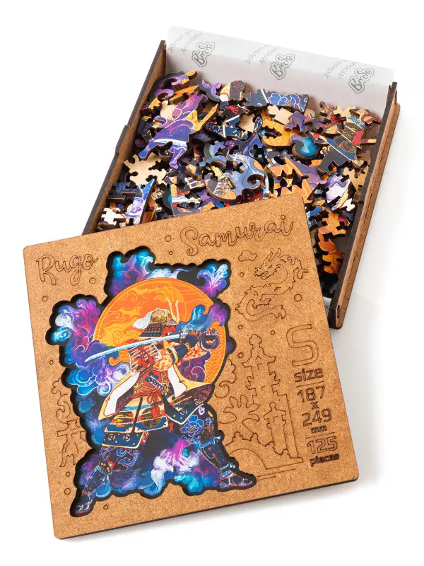 Деревянный Пазл Самурай S (125 дет.)