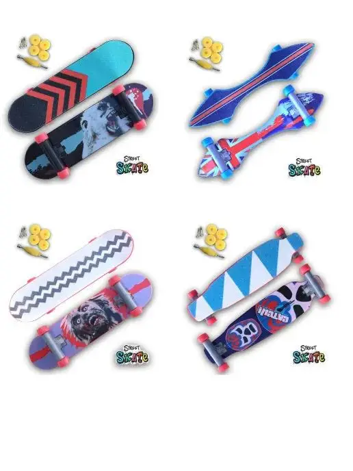 Игрушка Фингерборд  Уличный скейт 1шт в ассортименте, без выбора игрушки