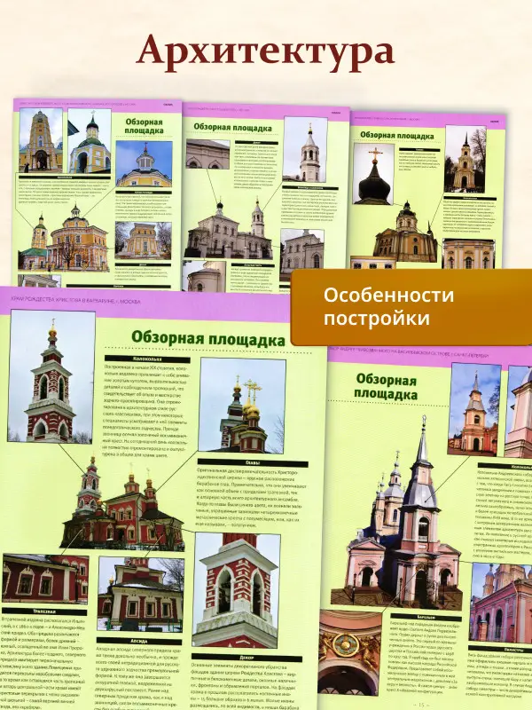 Комплект из 5 ти Православные Храмы. Путешествие по святым местам №2