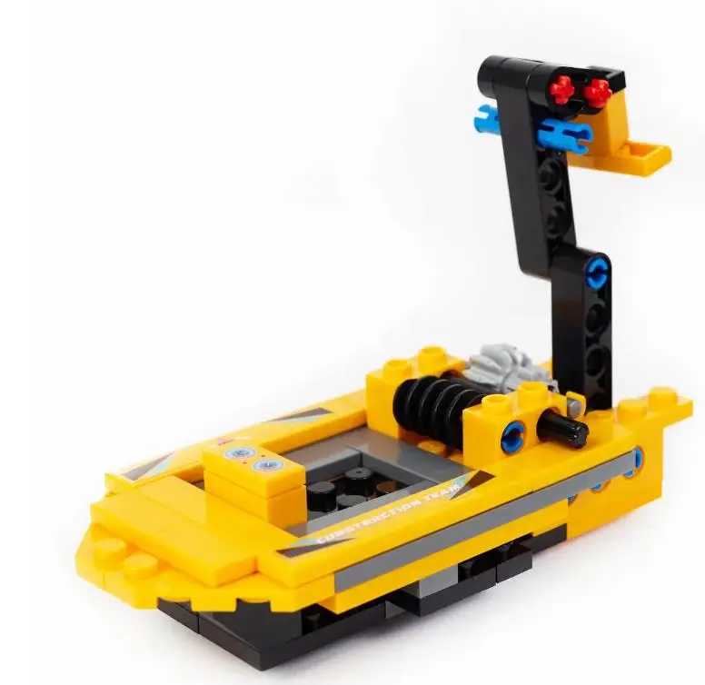 Вайс Блок. Конструктор плавучий кран 8-в-1. TM Wise Block