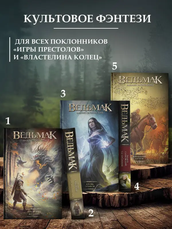 Сапковский Анджей: Меч Предназначения (новая обложка)